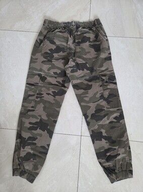 Garage Men's Camo Cargo Pants - Olive Green & Brown